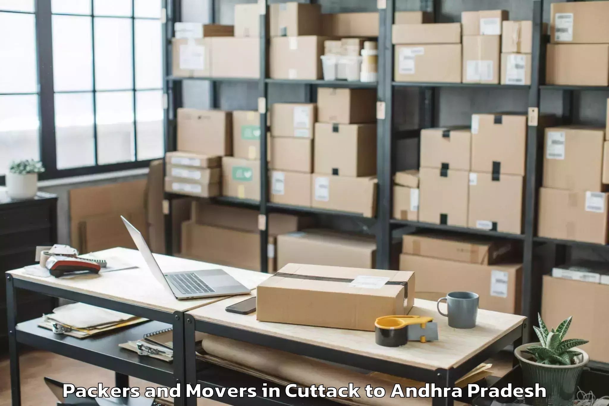 Cuttack to Chilakaluripet Packers And Movers